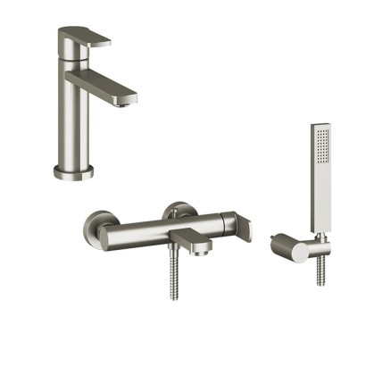 Vicario Set Glam brushed nickel Χαμηλή